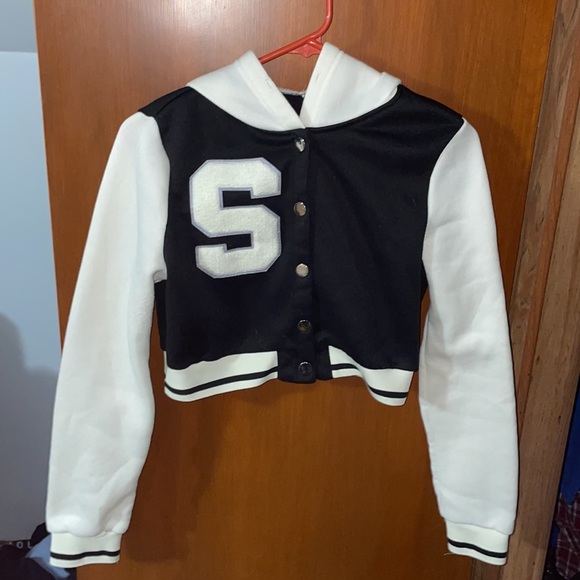 SHEIN lettermens jacket (cropped) - Picture 2 of 3